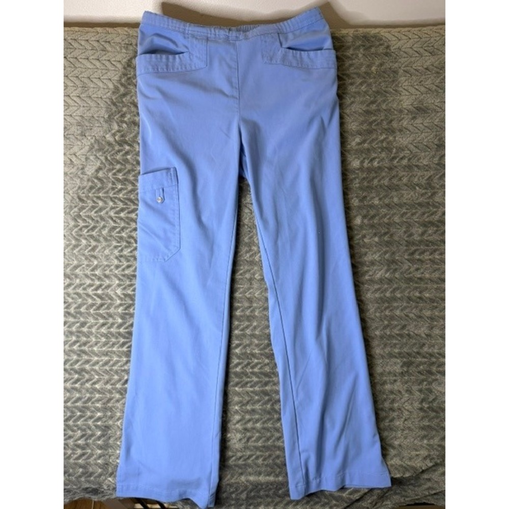 Greys Anatomy by Barco Signature Scrub Pants Light Blue XS Cargo Pockets 0097